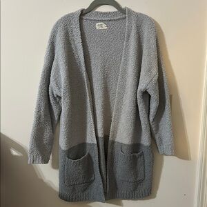Thread & Supply Gray Knit Cardigan Sweater